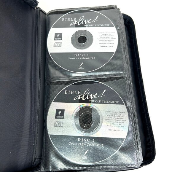 Bible Alive! 61 Audio Bible CD Set In Black Zipper Case Old & New Testament - Picture 3 of 6